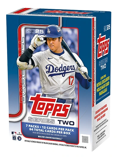 2025 Topps MLB Baseball Series 2 Value Box (7 Packs)