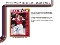 2025 Topps MLB Baseball Series 2 Value Box (7 Packs)