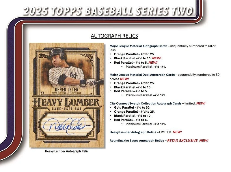 2025 Topps MLB Baseball Series 2 Value Box (7 Packs)