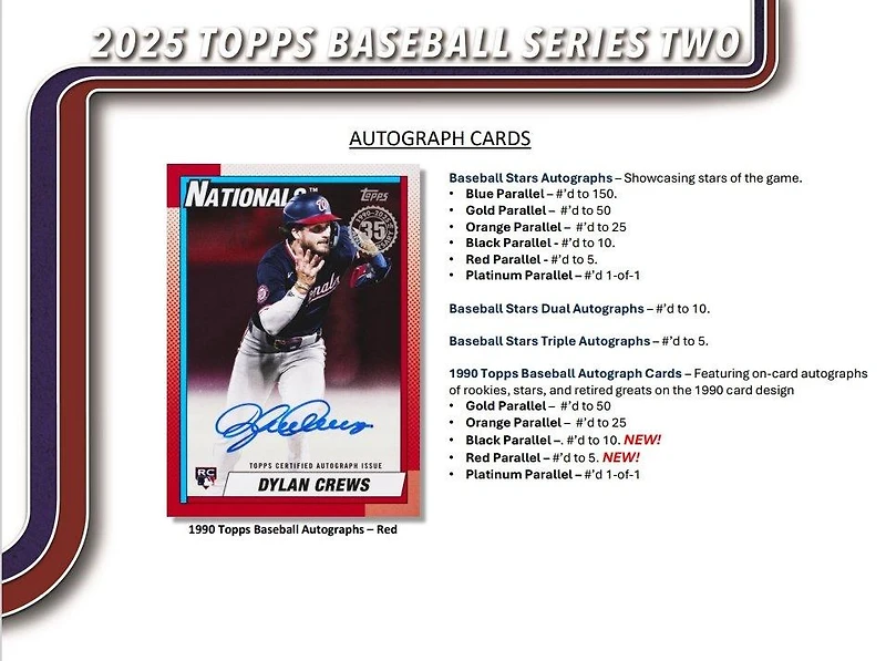 2025 Topps MLB Baseball Series 2 Value Box (7 Packs)