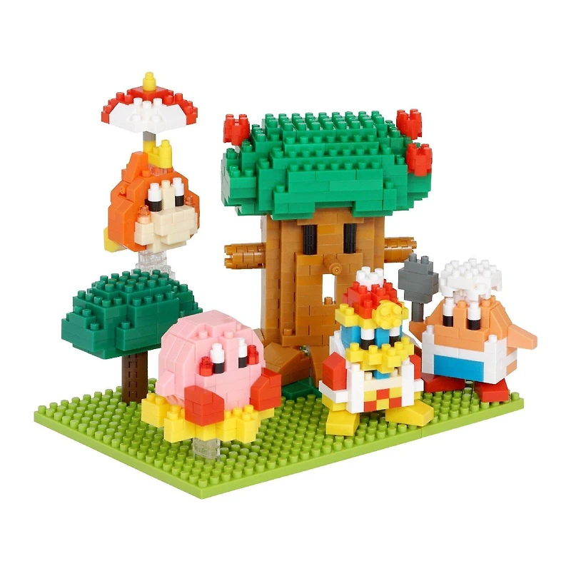 Nanoblock Kirby Dream Land Kirby Sights to See Collection Series 3.9-in Building Kit