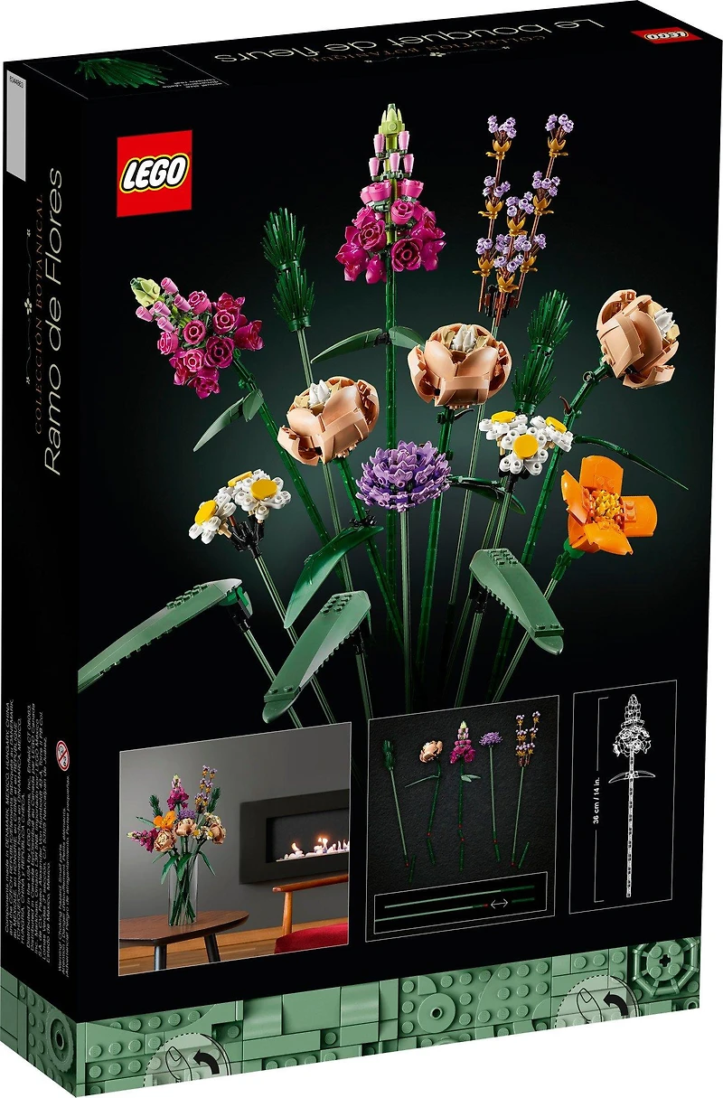 LEGO Botanicals Flower Bouquet Building Playset
