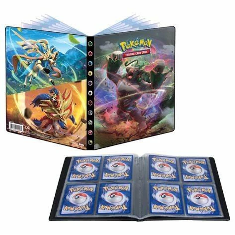 Ultra Pro Pokemon Sword and Shield Rebel Clash 4-Pocket Portfolio