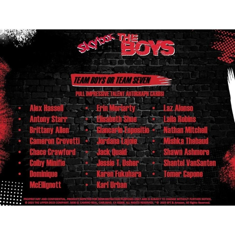 Upper Deck Skybox The Boys Hobby Box (15 Packs)