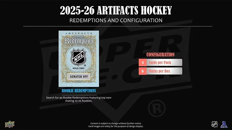 2025-26 Upper Deck Artifacts NHL Hockey Blaster Box