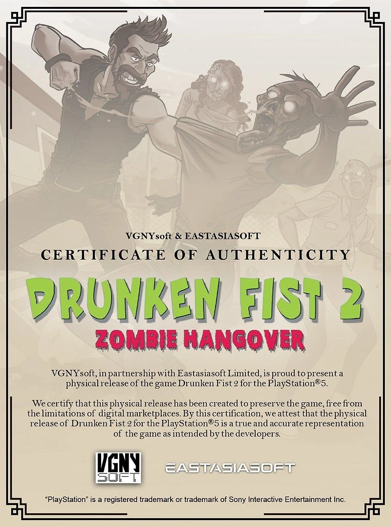 Drunken Fist 2: Zombie Hangover
