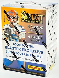 2023 Panini Select Draft Picks NFL Football Green Lazer Box