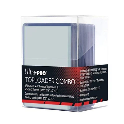Ultra Pro Toploaders and Sleeves Combo 25-Count