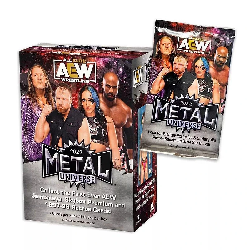 2022 Upper Deck All Elite AEW Metal Universe Wrestling Trading Card Blaster Box