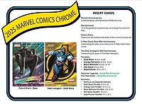 2025 Topps Chrome Marvel Comics Blaster Box
