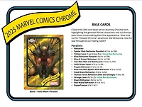 2025 Topps Chrome Marvel Comics Blaster Box