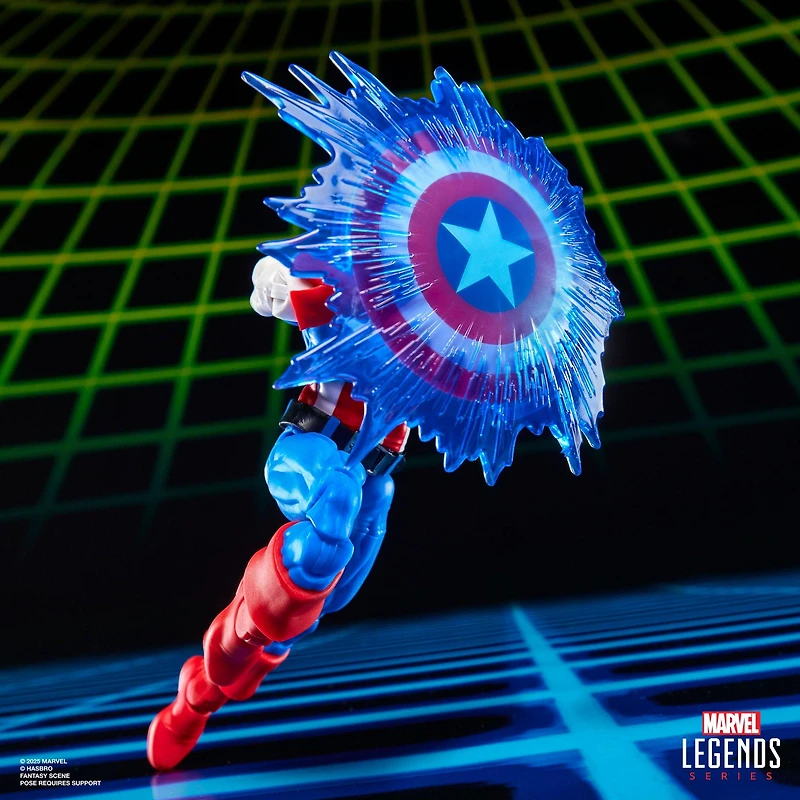 Hasbro Marvel Legends Series Gamerverse Captain America vs. Venom 6-in Action Figure 2-Pack