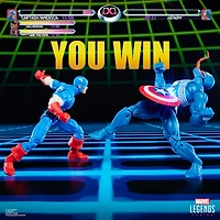 Hasbro Marvel Legends Series Gamerverse Captain America vs. Venom 6-in Action Figure 2-Pack