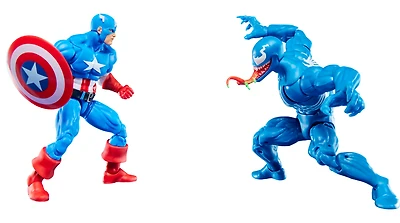 Hasbro Marvel Legends Series Gamerverse Captain America vs. Venom 6-in Action Figure 2-Pack