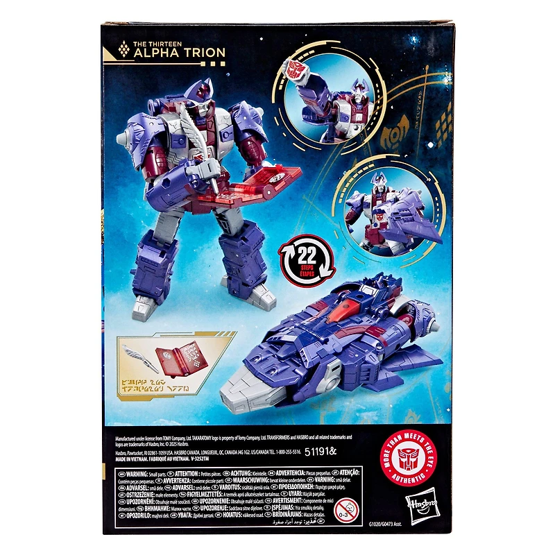 Hasbro Transformers Generations Age of the Primes Voyager Class The Thirteen Alpha Trion 7-In Action Figure