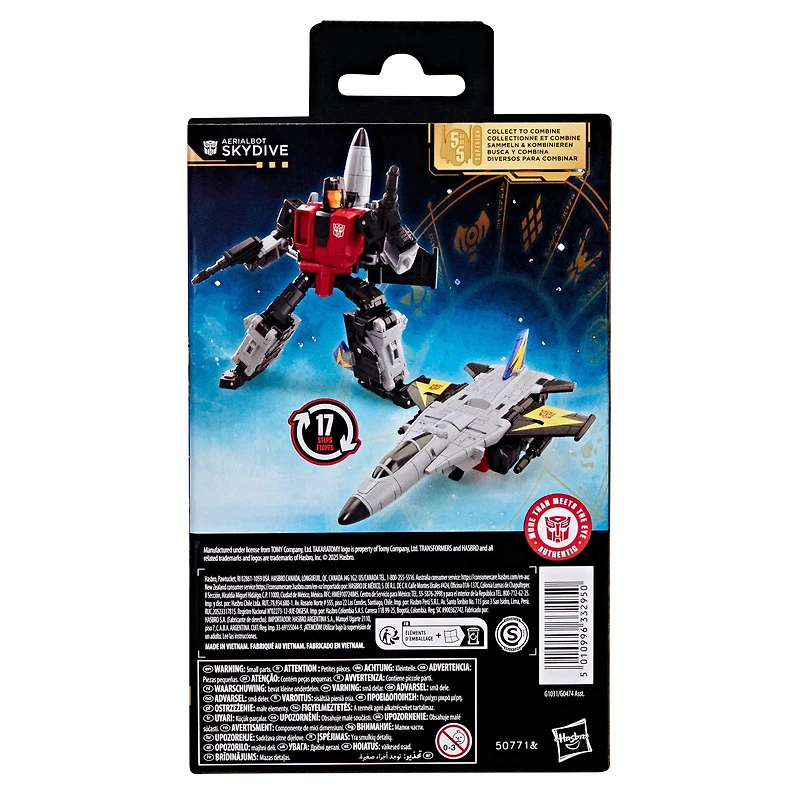 Hasbro Transformers Age of the Primes Aerialbot Skydive Deluxe Class 5.5-In Action Figure