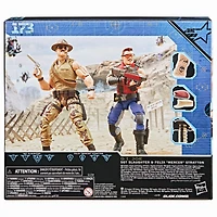 Hasbro G.I. Joe Classified Series G.I. Joe SGT Slaughter and Felix Mercer Stratton 6-in Action Figure Set 2-Pack