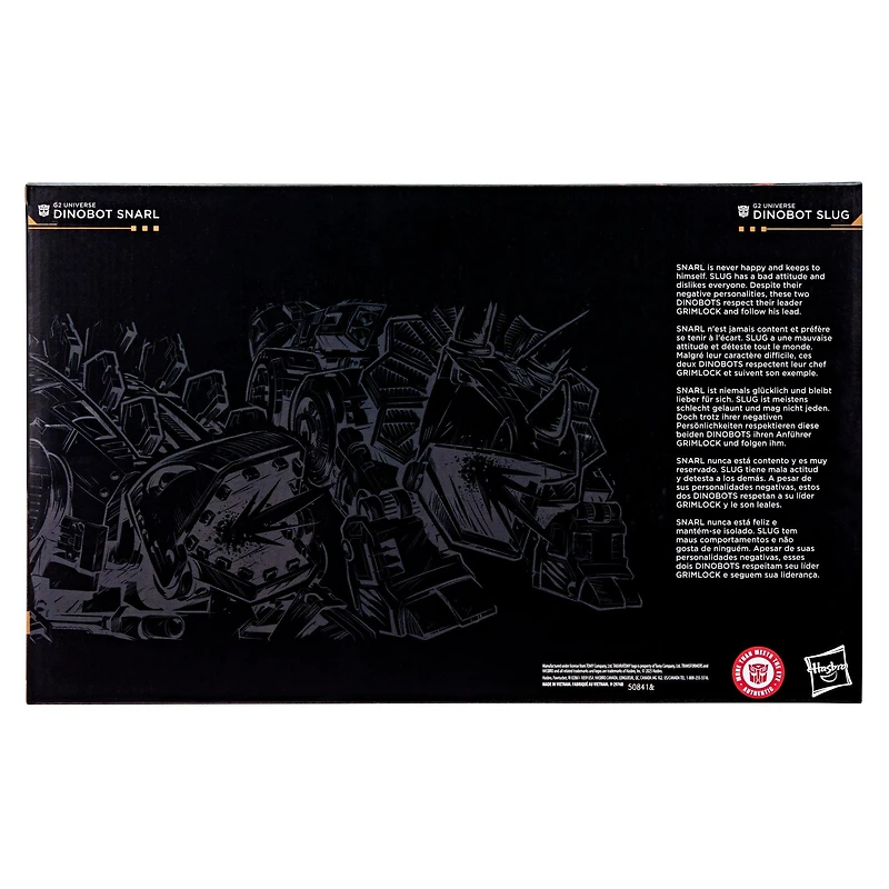 Hasbro Transformers Generations Selects Age of the Primes Leader Class G2 Universe Dinobot Slug and Dinobot Snarl 2-Pack
