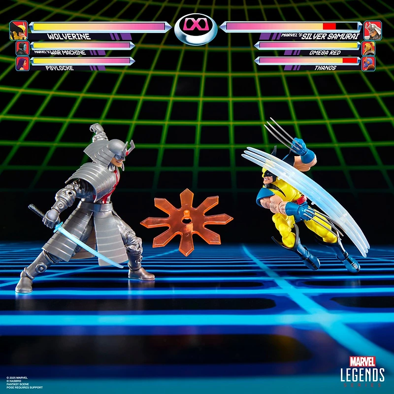 Hasbro Marvel Legends Series Gamerverse Wolverine vs Silver Samurai 6-in Action Figure