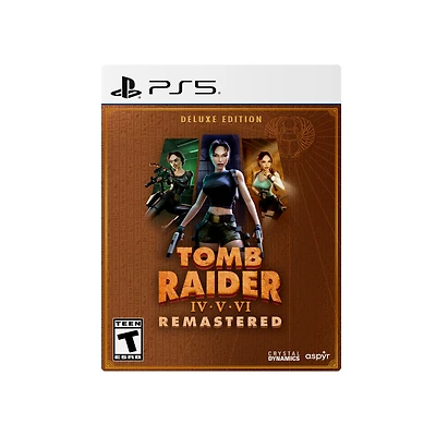 Tomb Raider IV-VI Remastered Starring Lara Croft Deluxe - PlayStation 5