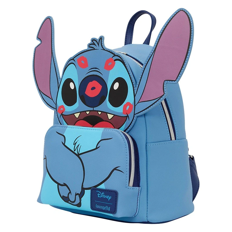 Loungefly Disney Lilo and Stitch - Stitch Kisses Mini Backpack GameStop Exclusive