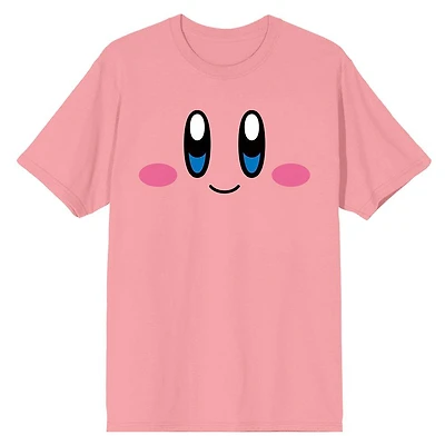Kirby - Kirby Face Unisex Pink T-Shirt GameStop Exclusive