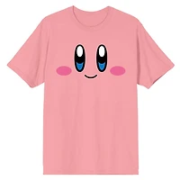 Kirby - Kirby Face Unisex Pink T-Shirt GameStop Exclusive