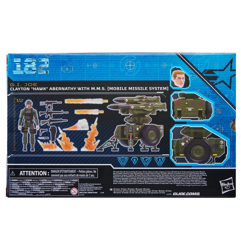 Hasbro G.I. Joe Classified Series Clayton Abernathy with Towable Vehicle (Issue 182) 6-in Action Figure