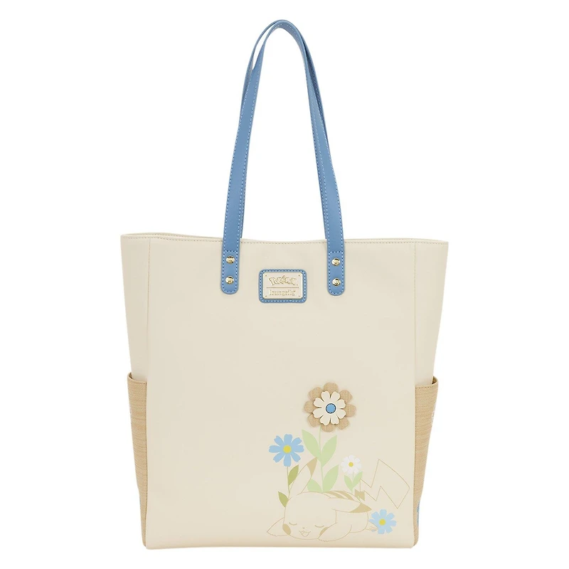 Loungefly Pokemon Floral Tote Crossbody Bag with Coin Bag