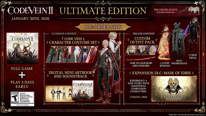 Code Vein II Ultimate - PlayStation 5