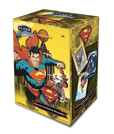 Upper Deck Fleer Brilliants Superman Blaster Box GameStop Exclusive