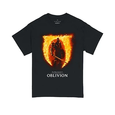 The Elder Scrolls Oblivion Remaster Cover Unisex Graphic T-Shirt GameStop Exclusive