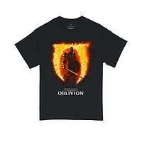 The Elder Scrolls Oblivion Remaster Cover Unisex Graphic T-Shirt GameStop Exclusive