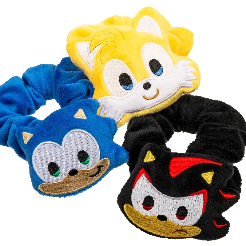 Sonic The Hedgehog Plush Scrunchie Set GameStop Exclusive