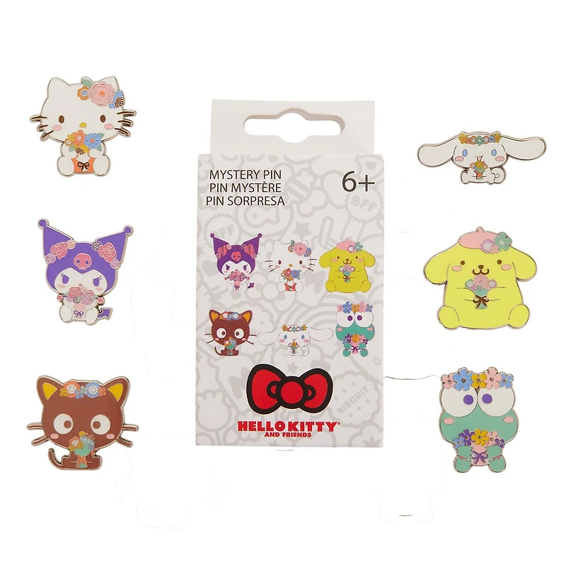 Loungefly Hello Kitty and Friends Floral Enamel Pin Blind Box GameStop Exclusive (Styles May Vary)