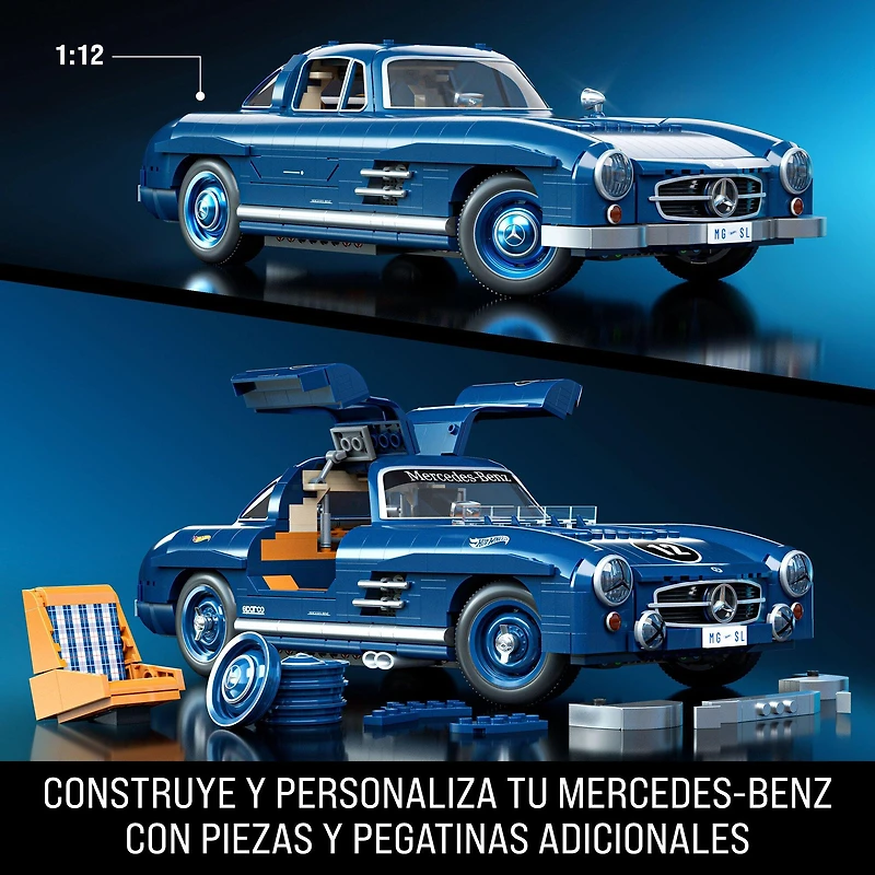 Mattel Brick Shop Hot Wheels Mercedes-Benz 300 SL