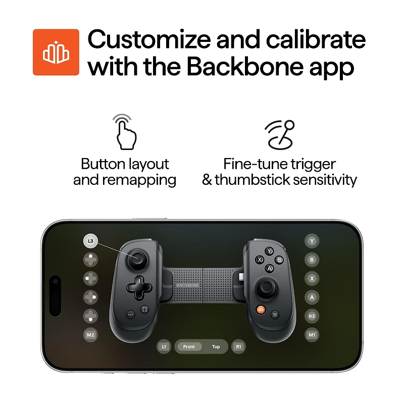 Backbone Pro Mobile Gaming Controller for iPhone 15/16 Series Plus and Android