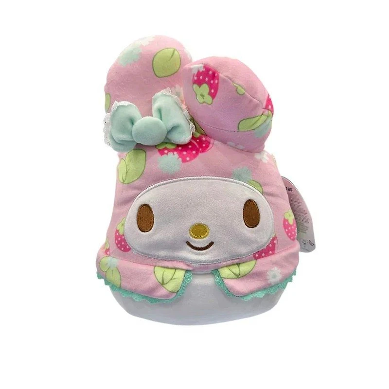 Squishmallows Sanrio Hello Kitty and Friends My Melody (Strawberry Florals) 8-in Plush
