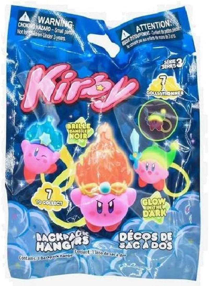 Kirby Glow in the Dark Backpack Hangers Series 3 Blind Bag (Styles May Vary)
