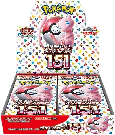Pokemon Trading Card Game: Scarlet and Violet 151 Booster Box (Japanese Version)