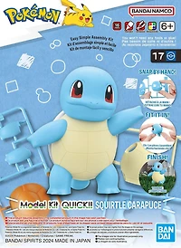 Bandai Hobby Pokemon Squirtle 3.3-in Model Kit