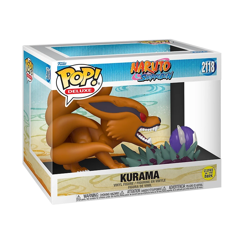 Funko POP! Deluxe: Naruto Shippuden Kurama 4.6-in Glow-in-the-Dark Vinyl Figure