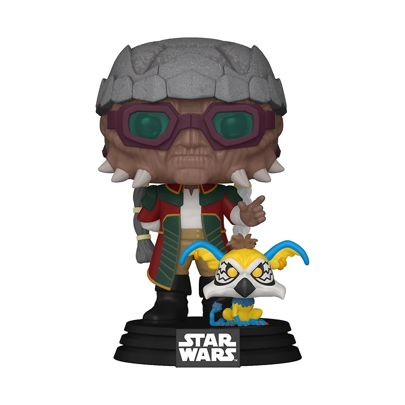 Funko POP! and Buddy: Star Wars: The Clone Wars Hondo and Pikk Vinyl Bobblehead Figure Set