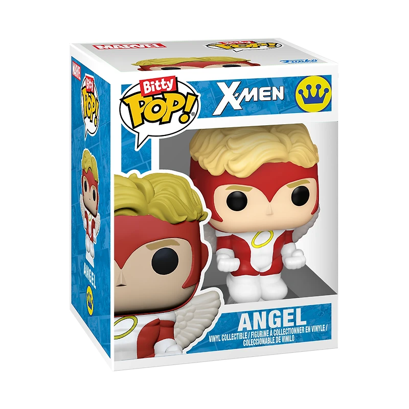 Funko Bitty POP!: Marvel X-Men 0.9-in Vinyl Figure Set 4-Pack (Phoenix, Angel, Iceman, and Cyclops)