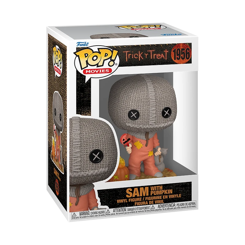 Funko POP! Movies: Trick 'r Treat Sam with Pumpkin 3.9-in Vinyl Figure
