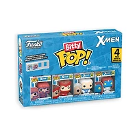Funko Bitty POP!: Marvel X-Men 0.9-in Vinyl Figure Set 4-Pack (Scarlet Witch, Quicksilver, and Mystique)