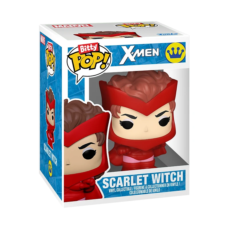 Funko Bitty POP!: Marvel X-Men 0.9-in Vinyl Figure Set 4-Pack (Scarlet Witch, Quicksilver, and Mystique)