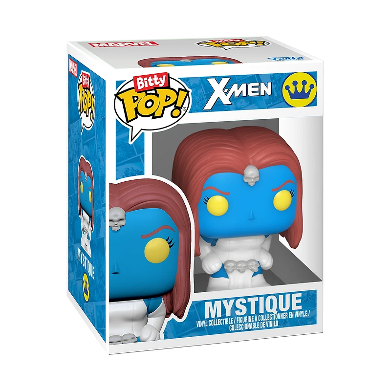 Funko Bitty POP!: Marvel X-Men 0.9-in Vinyl Figure Set 4-Pack (Scarlet Witch, Quicksilver, and Mystique)