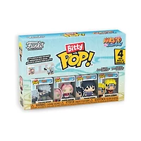 Funko Bitty POP!: Naruto: Shippuden 0.9-in Vinyl Figure Set 4-Pack (Kakashi Hatake, Sakura Haruno, Sasuke Uchiha, and Naruto Uzumaki)