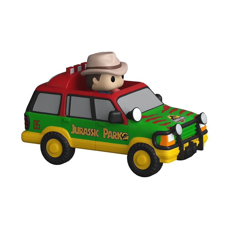 Funko Bitty POP! Ride: Jurassic Park Ride Dr. Alan Grant and Jurassic SUV Vinyl Figure Set